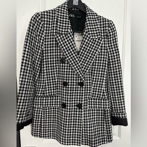 Brand new Zara plaid blazer